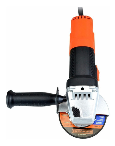 Imagen 3 de 3 de Esmeriladora angular Black+Decker G720P de 60 Hz color naranja 820 W 120 V + accesorios