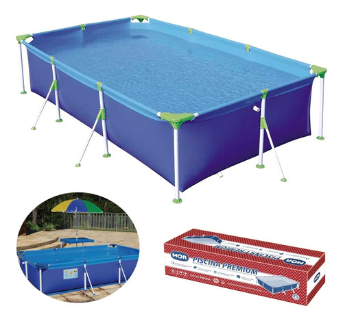 Piscina De Armação Premium 2500l 2,71 M X 1,56 Mor