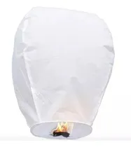 Comprar 20 Globos Cantoya Cera Fiesta Colores Blanco Globo Deseo Año