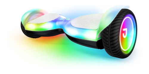 Hoverboard Plasma Lava Tech Patineta Eléctrica Jetson Color Blanco/multicolor