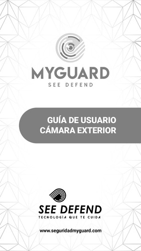 Myguard Camara Exterior Wifi Infrarrojo Con Sd De 16 Gb