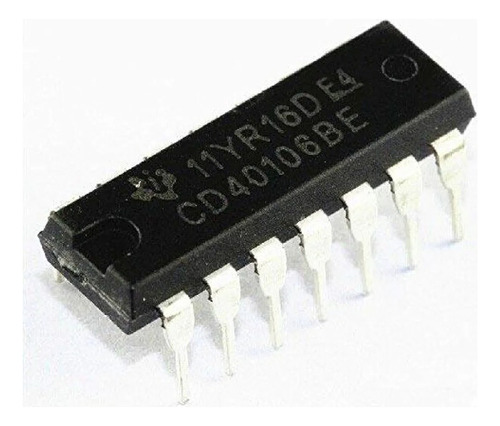 Circuito Integrado 40106 Cmos Schmitt Hex Trigger Pack X10 U