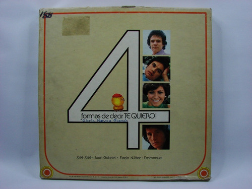 Vinilo Box José José, Juan Gabriel, Emmanuel, Estela Núñez 