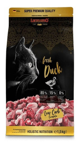 Alimento Leonardo Fresh Pato Alimento Para Gatos 1,5 Kg