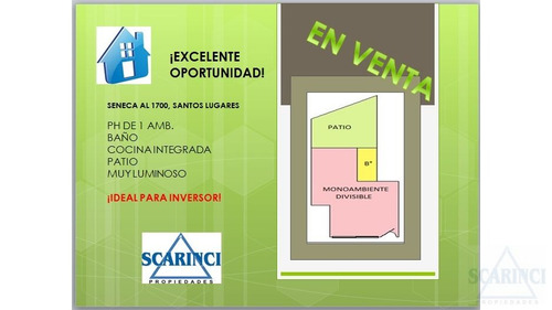 Imagen 2 de 3 de Venta/santos Lugares/ Ph Con Patio A Estrenar