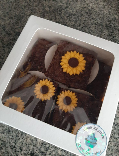 Brownie Bizcocho Chocolate Cumpleaños Bautizo Fiestas Y Mas