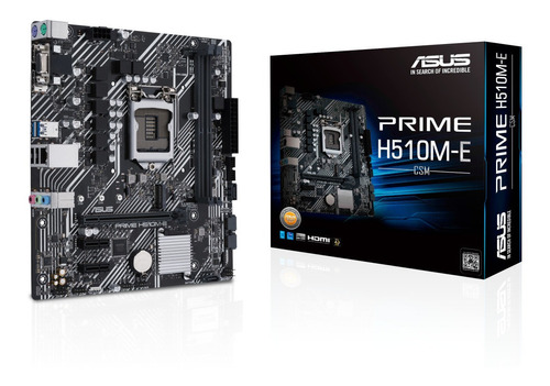 Imagen 1 de 3 de Motherboard H510m-e Asus Prime Intel S1200 10ma 11va