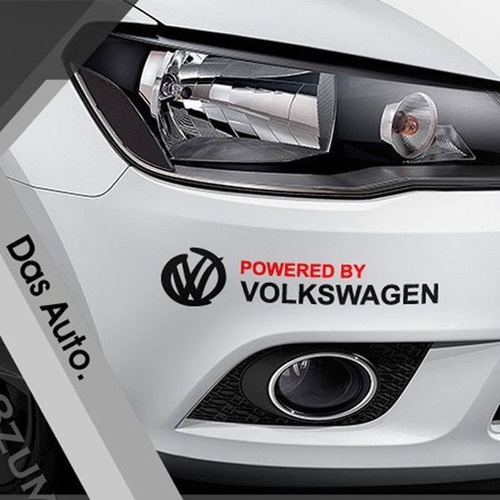 Sticker Para Carro Powered By Volkswagen