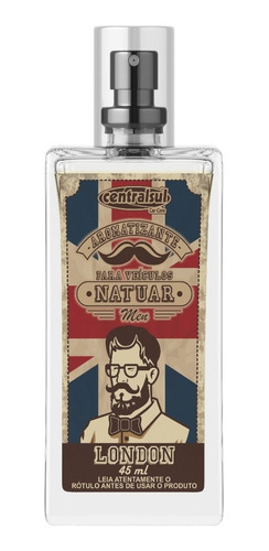 Imagen 1 de 2 de Perfumador Para Auto Natuar Men London Centralsul