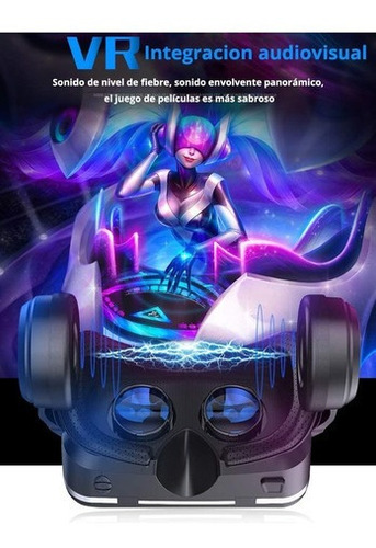 Realidad Virtual Vr Headset Gafas 3d Auriculares Cascos R