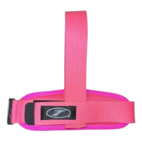 Straps Con Muñequera Para Pesas, Algodón, Gym, Crossfit, Color Rosa