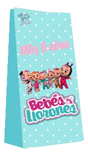 Bolsas Bebes Llorones Para Sorpresitas O Souvenirs Pack X10