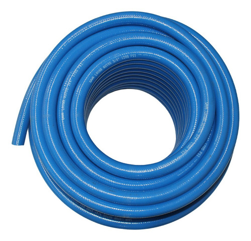 Mangueira Resistente Lava Auto Premium 1200psi 3/4 - 60m Cor Azul
