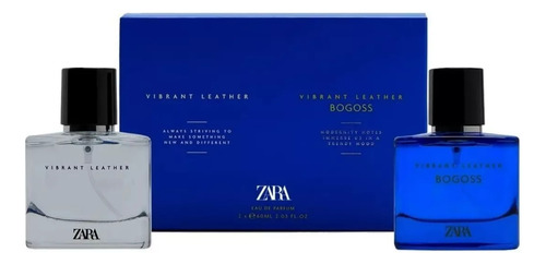 Pack Perfumes Zara Vibrant Leather + Bogoss Edp 2x60ml