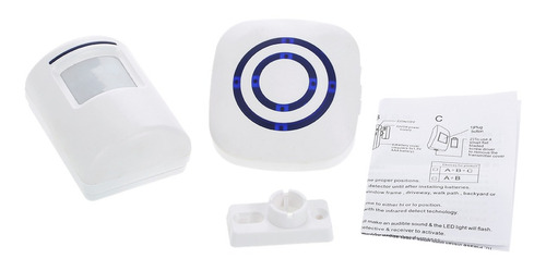Sensor De Movimento Pir Sem Fio Campainha 38 Chimes Ajuste