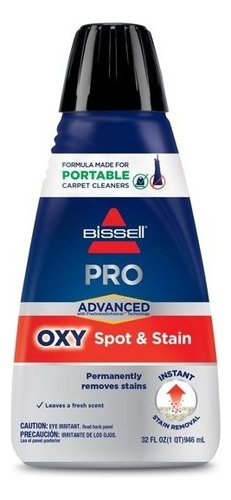 Bissell Advanced Pro Oxy Formula Para Limpiadores Portátiles