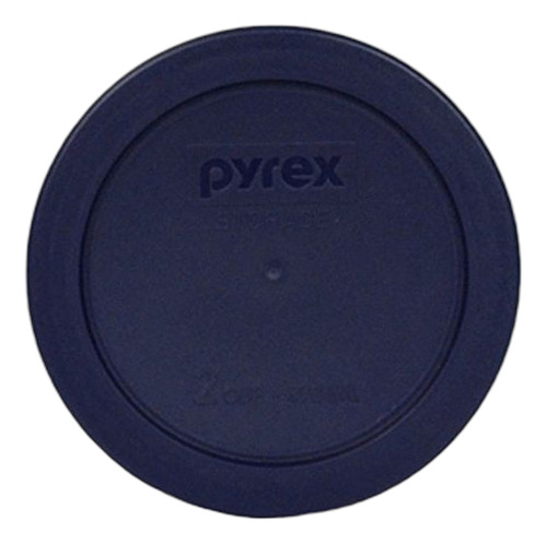 Pyrex Azul 2 Tazas Cubierta Redonda De Almacenamiento