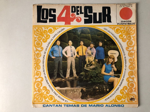 Lp Los 4 Del Sur - Cantan Temas De Mario Alonso. Pop Rock