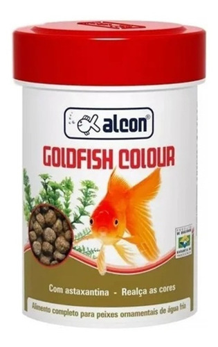 Ração Para Peixes Alcon Goldfish Colour - 100g