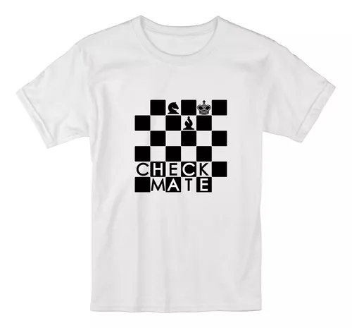 Camiseta Blusa Xadrez Jogo, Chess Checkmate, Xeque-mate 05
