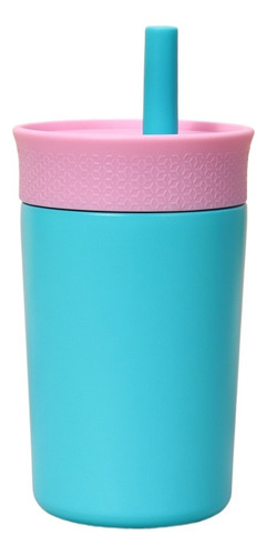 Vaso De Acero Inoxidable Con Pajita De Doble Pared De 12 Oz