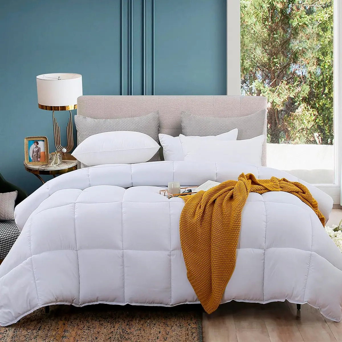 Edredom Ecopluma King Size 280 X 260 Branco Camesa