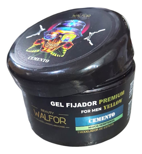 Gel Fijador Walfor Premium Yellow Cemento X250g Mayor Resistencia Y Modelado