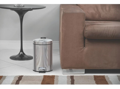 Lixeira 5 Litros Inox Com Pedal Tramontina