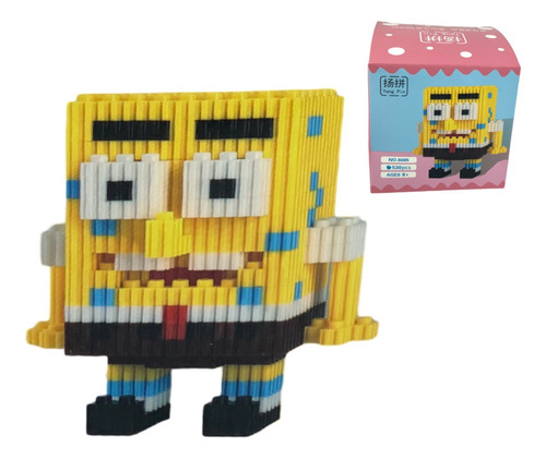 Bob Esponja Mini Blocks Rompecabezas 3d Bloques Armables