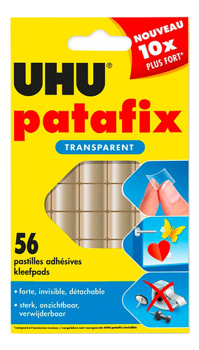 Uhu Patafix Stickers Adhesivos X56 Removible Germany