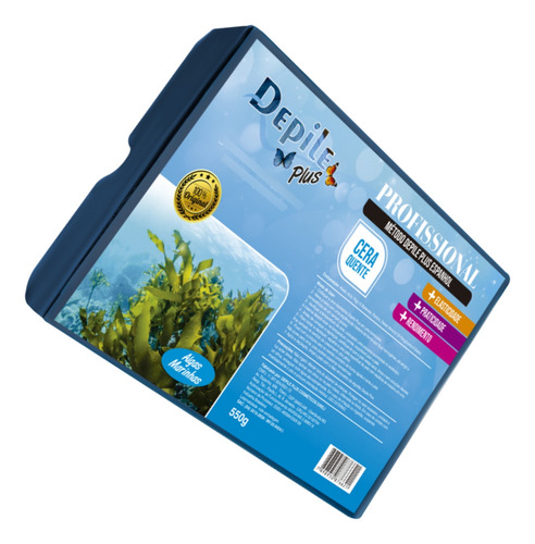 Cera Algas Marinhas Depilatória De Breu Depile Plus 500g