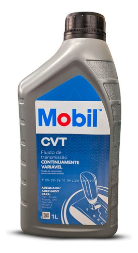 Oleo Fluido Cambio Automatico Mobil Cvt Sintetico 1 Litro