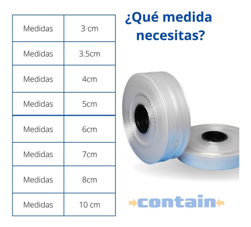 1 Rollo De Polietileno Tubular De 4 Cms Bolis O Empaque
