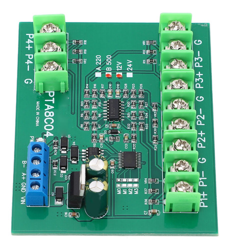 Módulo De Sensor De Temperatura De 4 Canales Pt100 Rtd Rs485