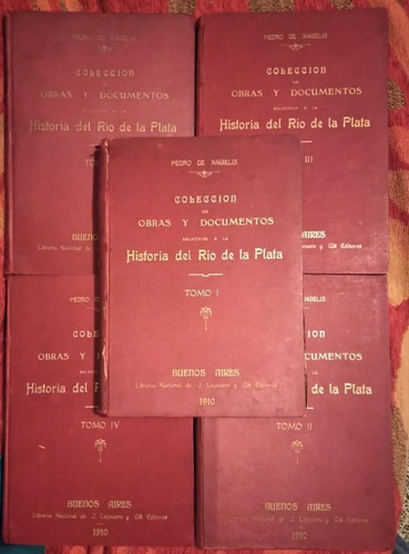 Colección Obras Historia Del Río De La Plata- 5t-de Angelis 