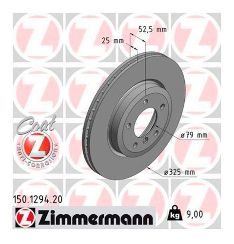 Par Disco De Freio Diant. Para Bmw 330i Sedan 2000-2006 E46