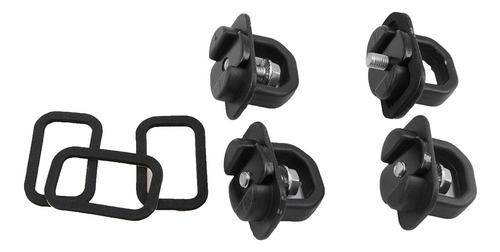 Imagen 2 de 9 de Pack De 4 Accesorios De Coche Gancho De Amarre Para Camión
