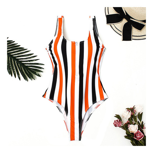 A E Bikini Fashion E578, Ropa De Playa Con Estampado De Una