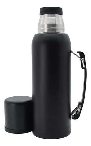 Termo M&r Classic 1 Lt Manija Tapón Matero Acero Inoxidable