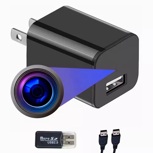 5G Cámara Espía Oculta WiFi, Mini Camaras Espias USB Cargador