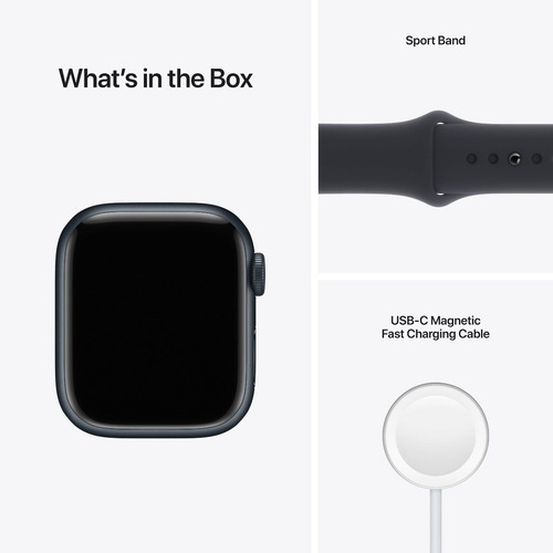 Imagen 4 de 4 de Apple Watch Series 7 45mm Gps Aluminum Sport Band | En Stock