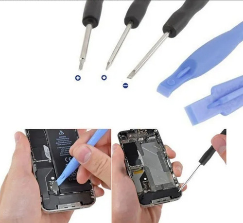 Kit Herramientas iPhone 4 5 5s 6s 6 6s Plus Sopapa Y Puas.