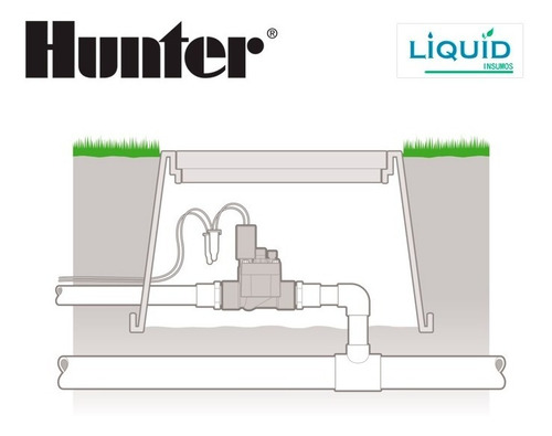 Valvula Solenoide Riego Hunter Pgv100 1'' Nc Electrovalvula