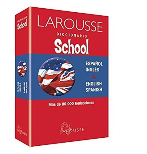 DICCIONARIO SCHOOL INGLÉS-ESPAÑOL Y VV, de Ediciones Larousse., vol. 1. Editorial LAROUSSE SA, tapa pasta blanda, edición 1 en español, 1995