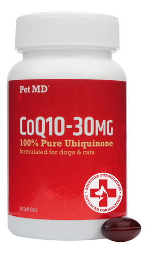 Pet Md Coq10 Para Perros Y Gatos - Suplemento Antioxidante Y