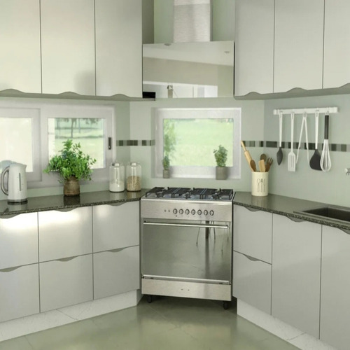 Imagen 3 de 10 de Cocina Empotrable Luxor Gas Apart 900 Multigas 6 Hornallas