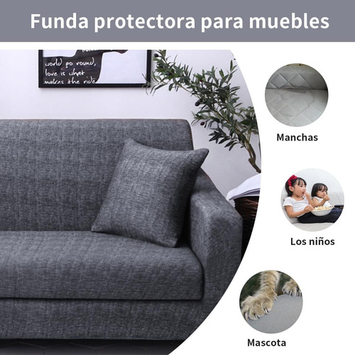 Funda Para Sofa Cama, Cubre Sofa 3 Plazas Elástica Protector