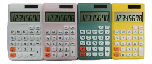 Calculadora Electrónica Solar 8 Dígitos Display Grande 