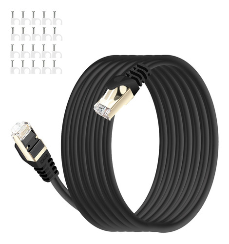 Cable Red Rj45 Ethernet Cat 8 Cable 40gbps 2000mhz-25 Metros