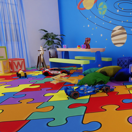 Piso Vinilico Em Manta Ambiente Infantil Unix 30m² 2,5mm